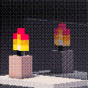 Candle In Þe Mirror